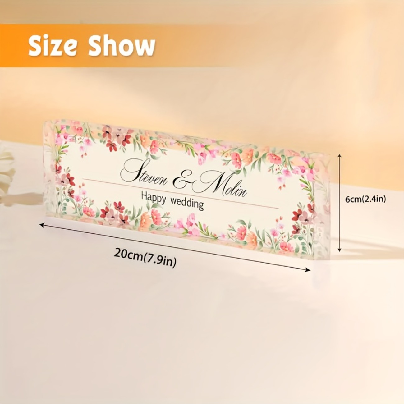 Personalized Acrylic Desk Name - Desk Name Plate avis et prix