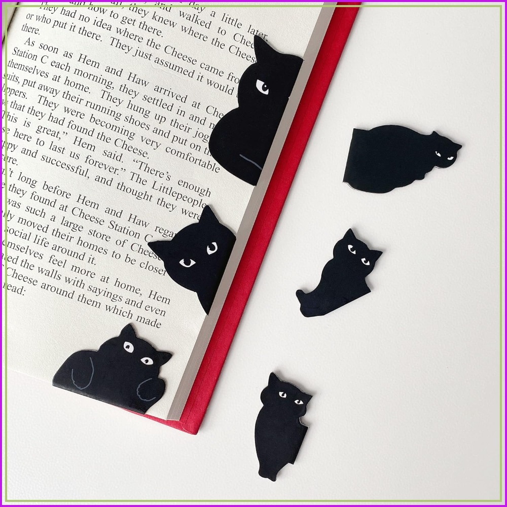 6 Cute Cat Magnetic Bookmarks  - Paperclip Magnetic Set avis et prix
