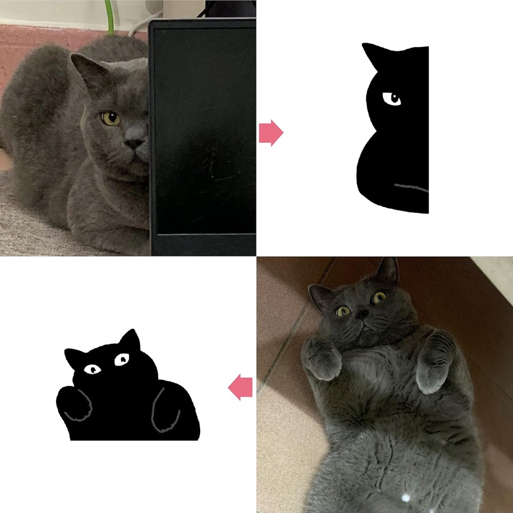 6 Cute Cat Magnetic Bookmarks  - Paperclip Magnetic Set avis et prix