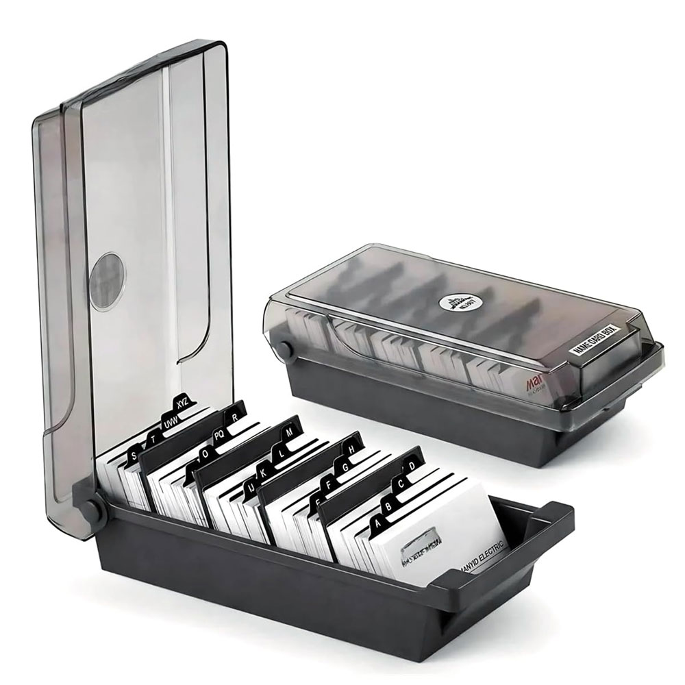 Desktop Business Card Box, Lar - Index Tab Divider avis et prix