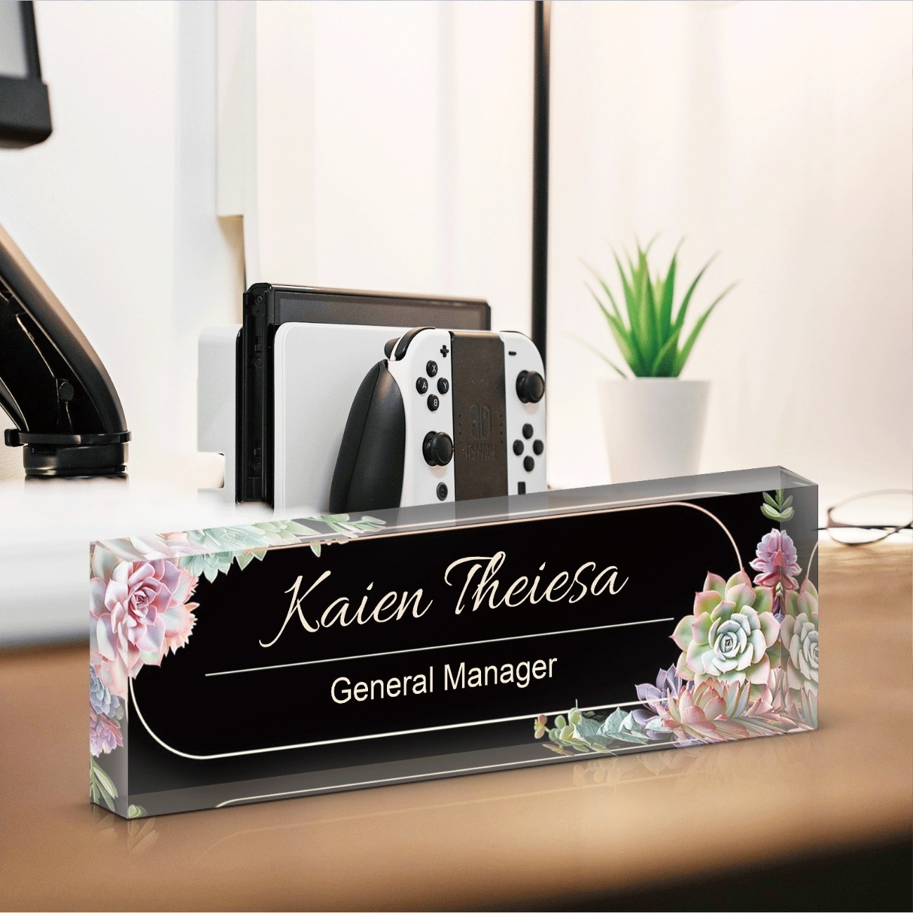 Custom Acrylic Desk Name Plate - Desk Name Plate avis et prix