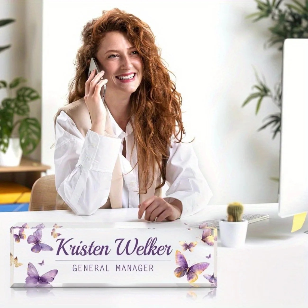 Custom Acrylic Desk Name Plate - Desk Name Plate avis et prix