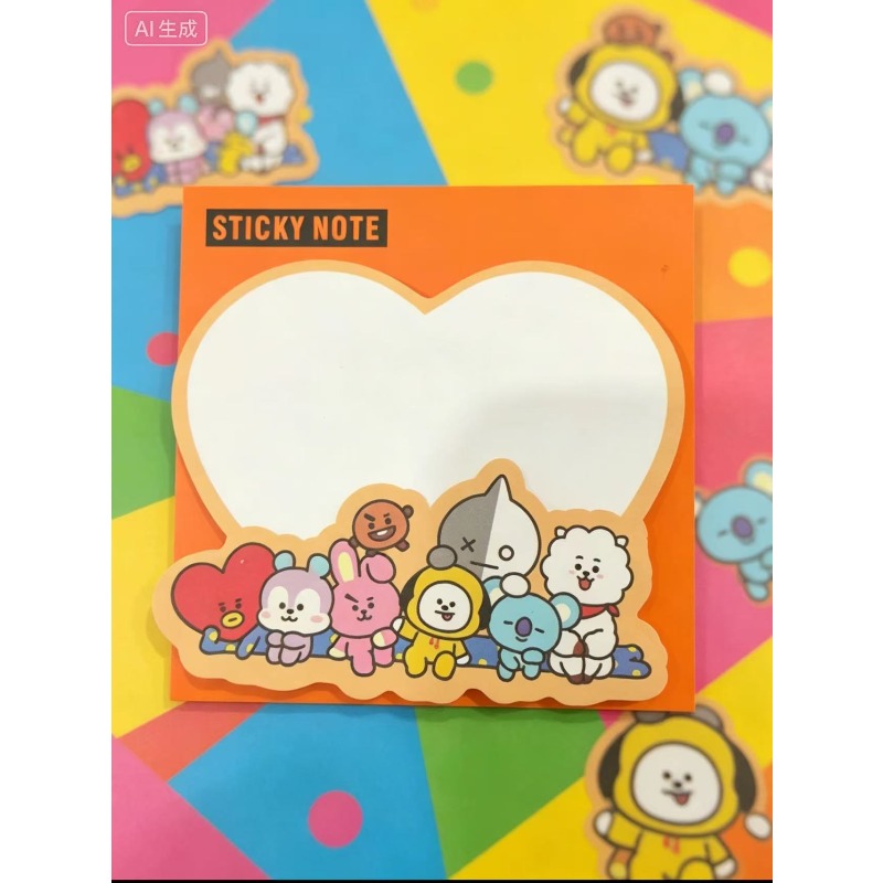 BT21 Creative Cute Sticky Note - Memo Pad Sticky avis et prix