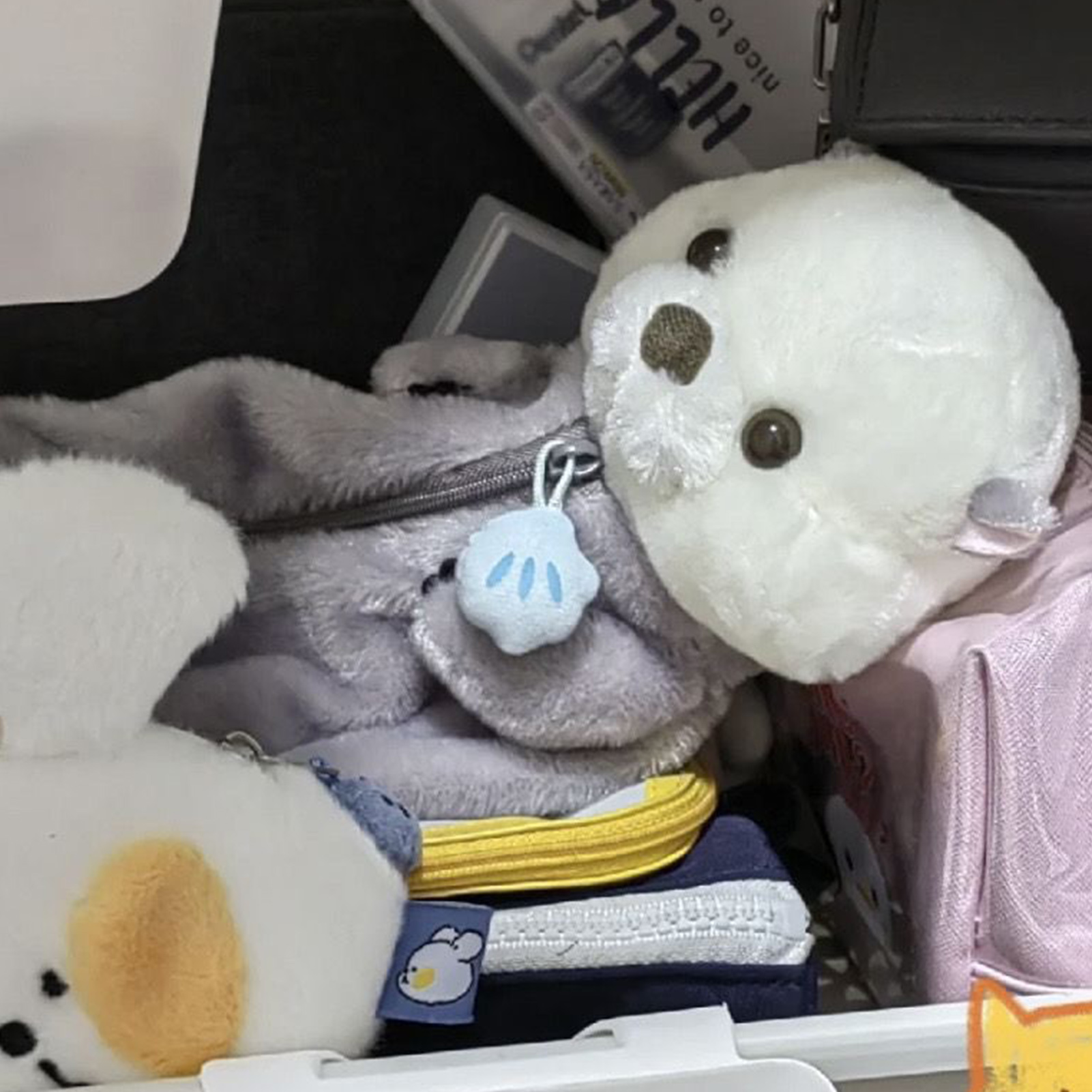 Creative Plush Toy Pencil Case - Stationery Office avis et prix