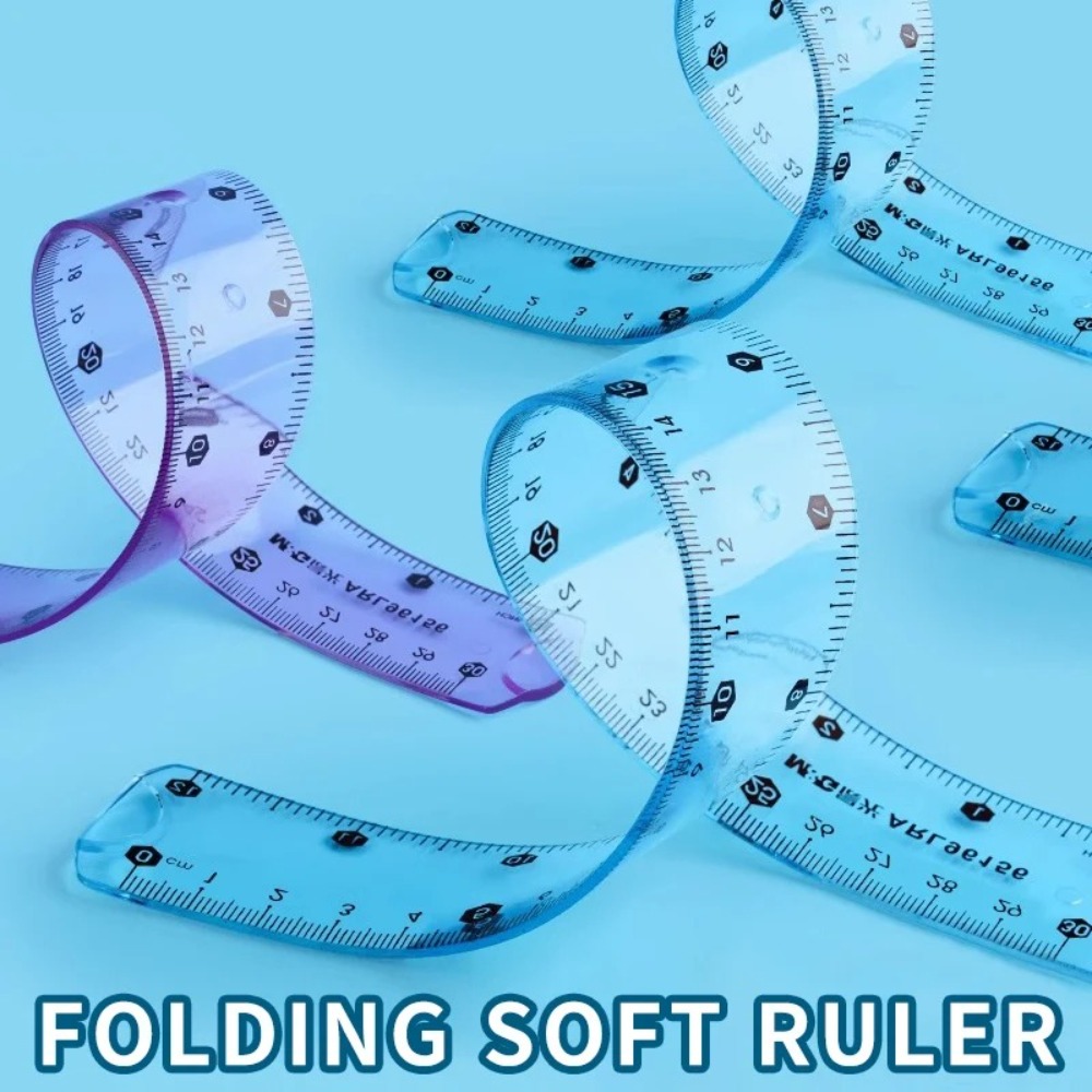 1/3pcs Transparent Soft Ruler, - Ruler Set Transparent avis et prix