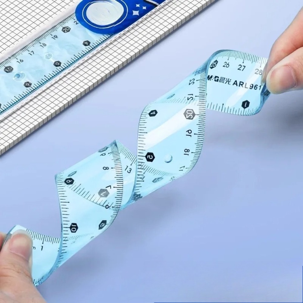 1/3pcs Transparent Soft Ruler, - Ruler Set Transparent avis et prix