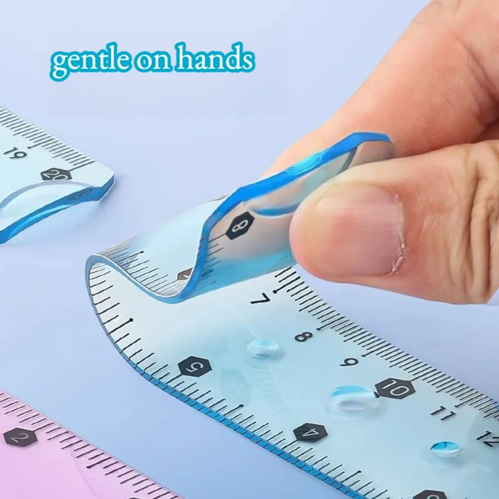 1/3pcs Transparent Soft Ruler, - Ruler Set Transparent avis et prix