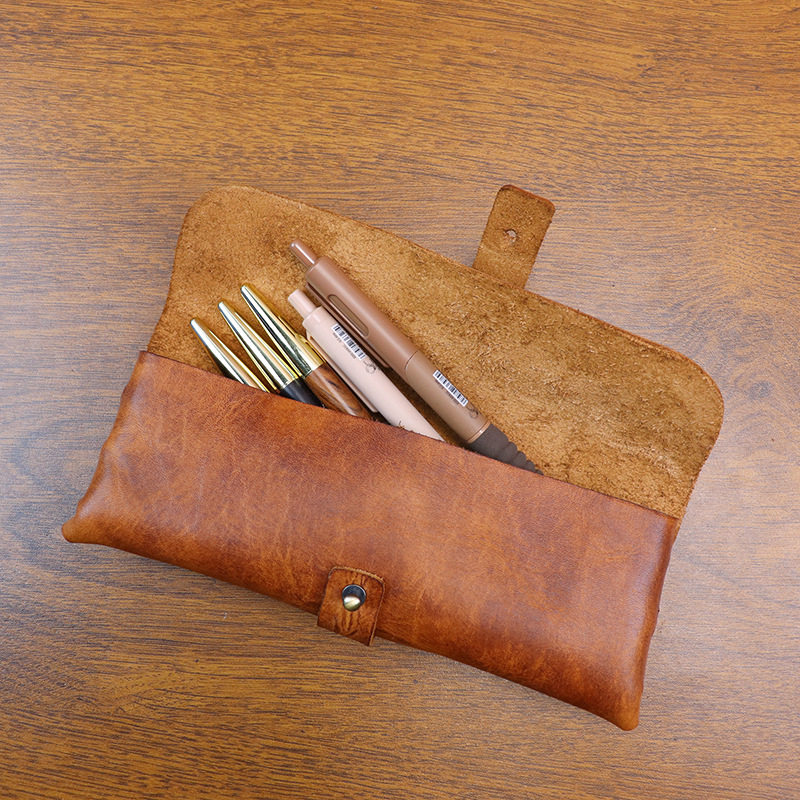 Vintage Vegetable-tanned Leath - Tan Stationery & Office Supply avis et prix