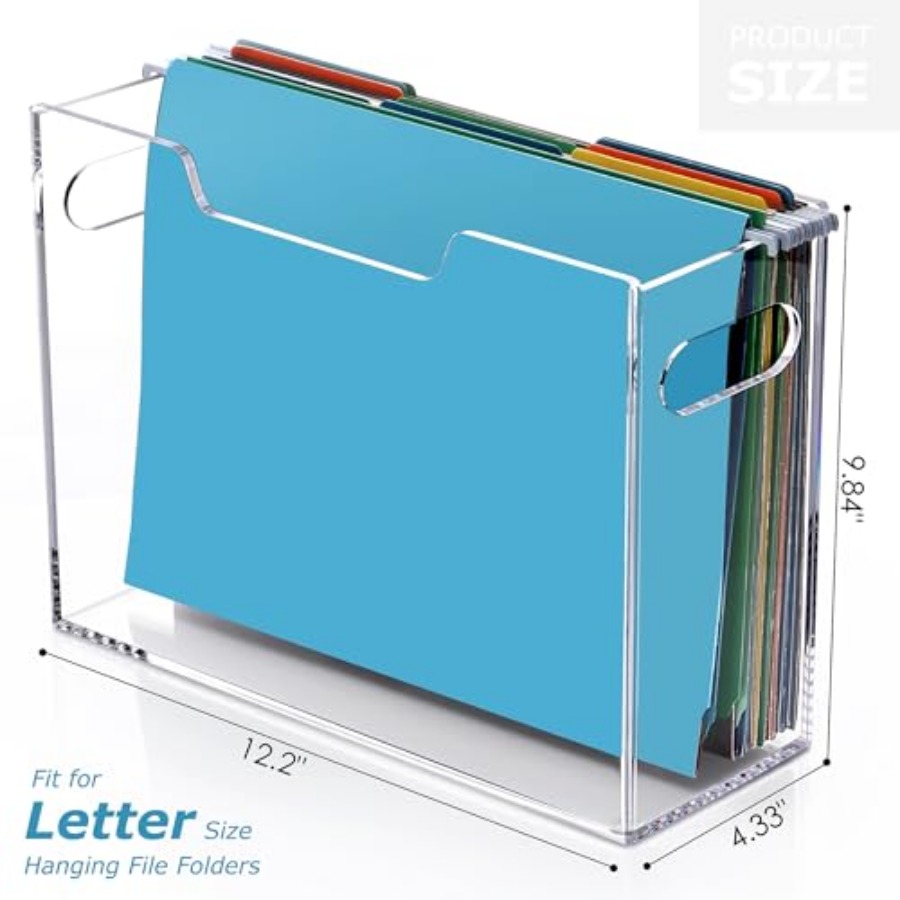 Clear Acrylic Hanging File Org - File Folder Hanging avis et prix