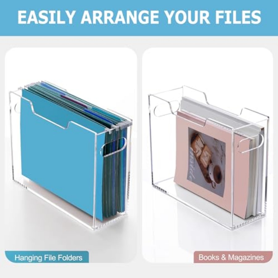 Clear Acrylic Hanging File Org - File Folder Hanging avis et prix