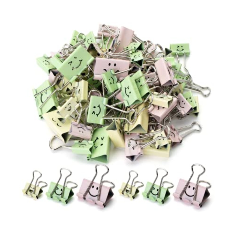 - Cute Binder Clips, 80 pcs, A - Binder Clip Assorted avis et prix