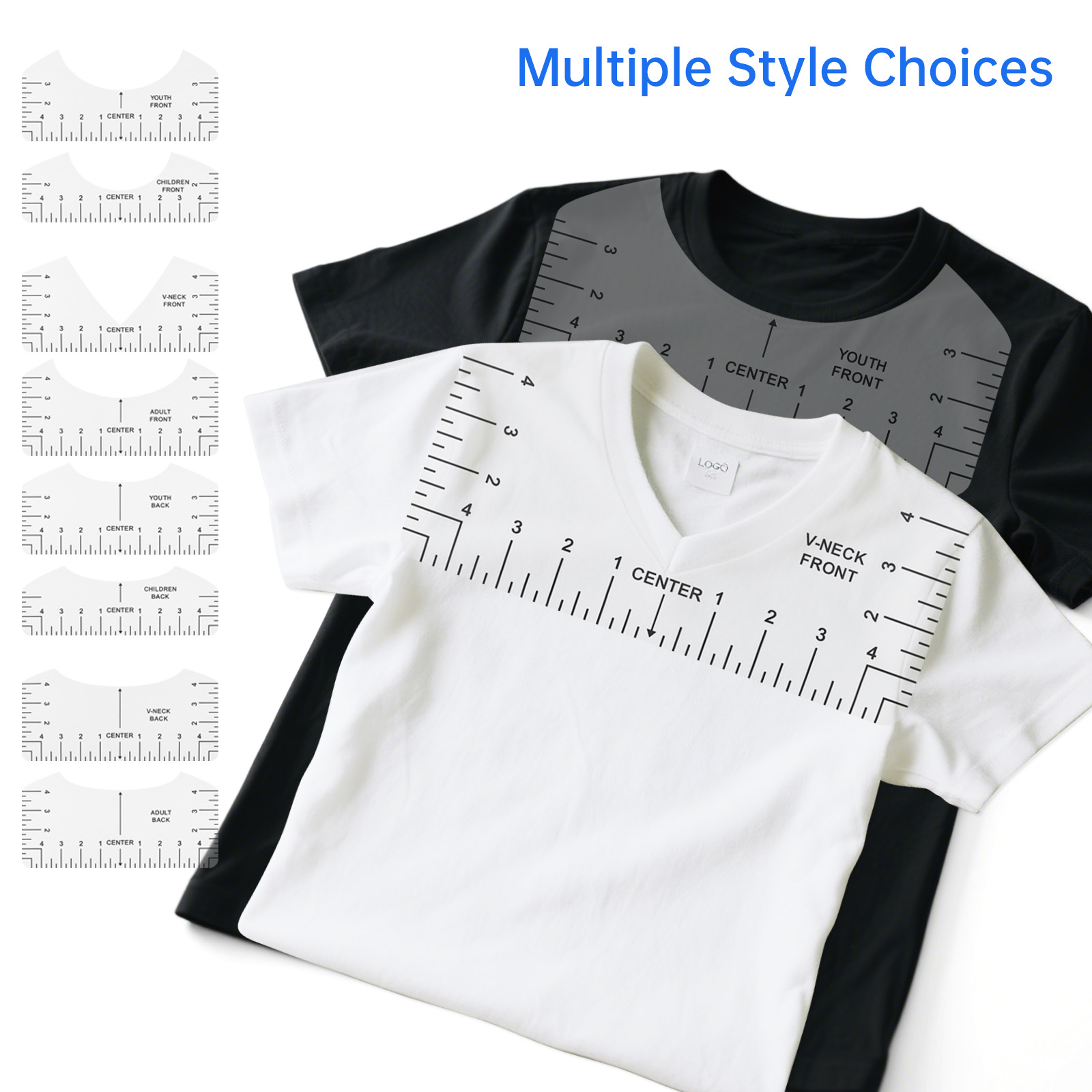 Transparent T-shirt Ruler Guid - Ruler Set Transparent avis et prix