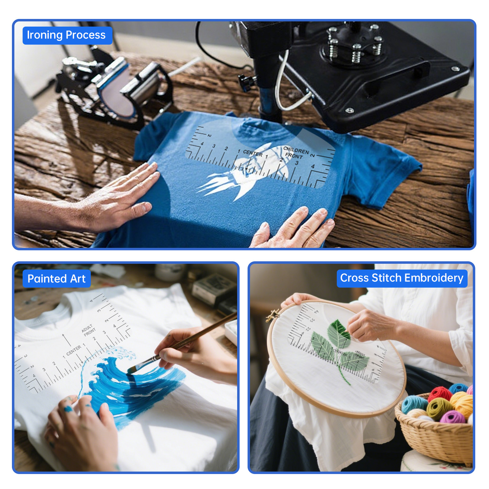 Transparent T-shirt Ruler Guid - Ruler Set Transparent avis et prix