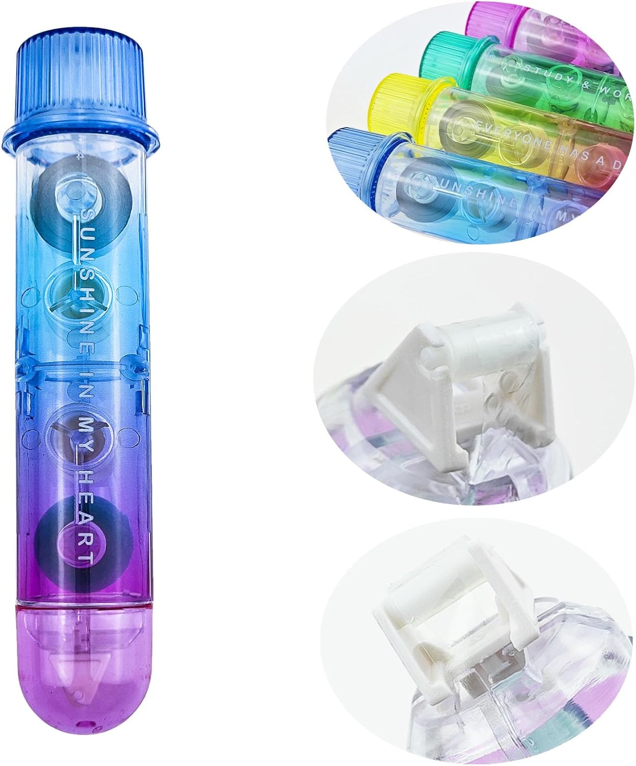 4 PACK 2 In1 White Out Correct - Correction Tape Roller avis et prix