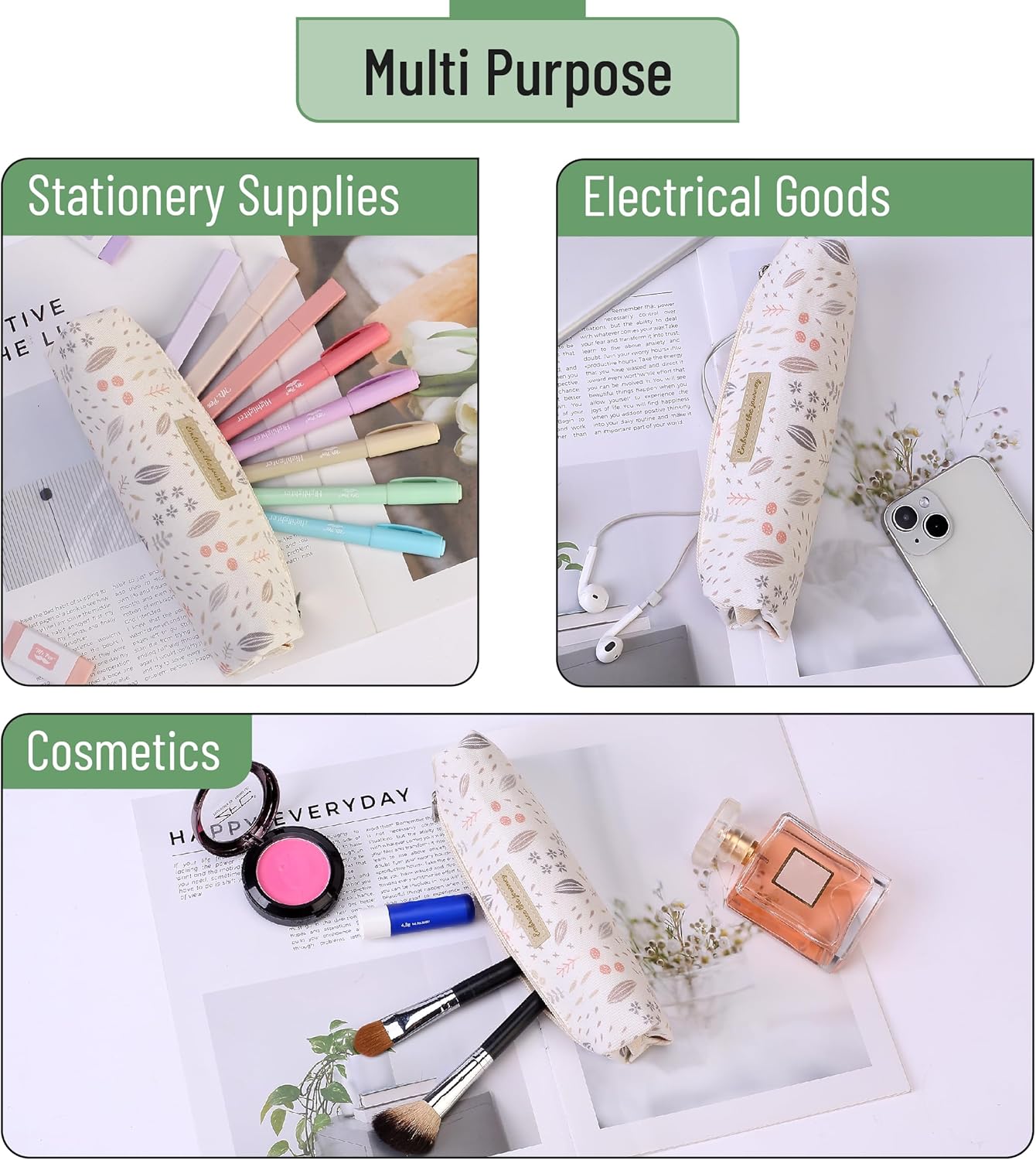 Cute Pencil Pouch, Multipurpos - Ideal Stationery & Office Supply avis et prix