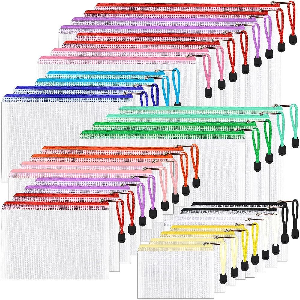 Cosmetic Makeup Bags Mesh Zipp - Portfolio Folder Zip avis et prix