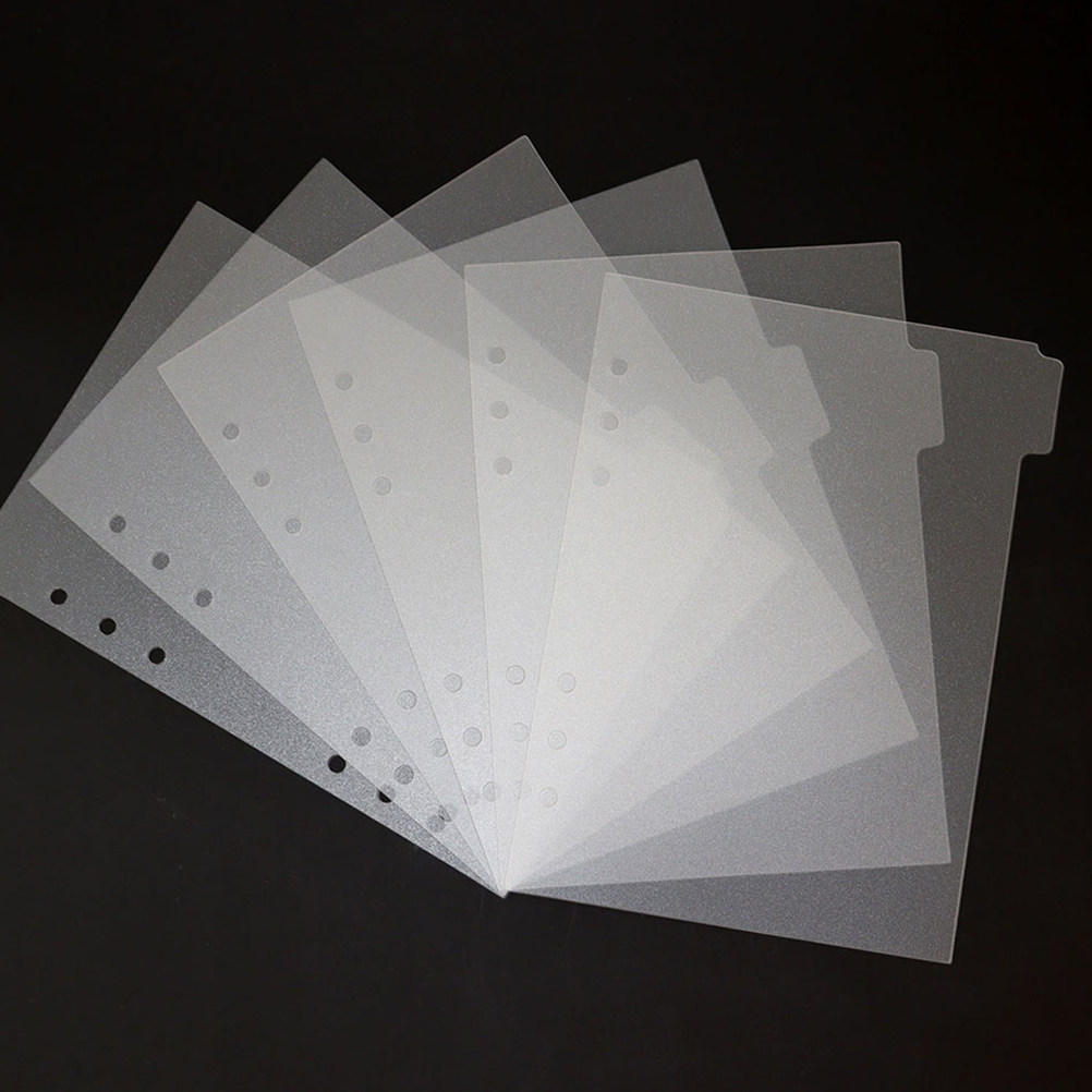 A5 Transparent PP Divider Page - Index Tab Divider avis et prix