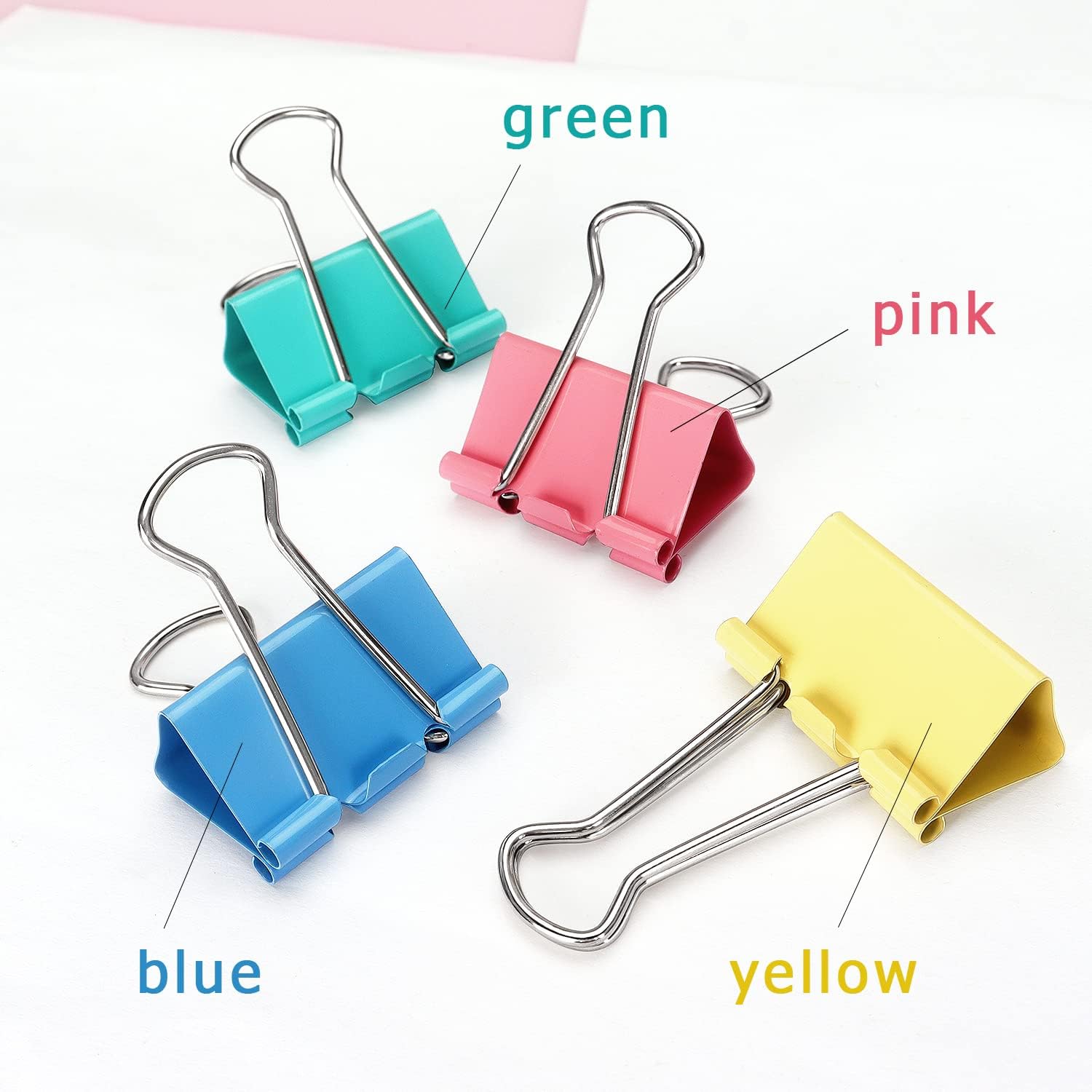 Colorful Binder Clips, Assorte - Binder Clip Assorted avis et prix