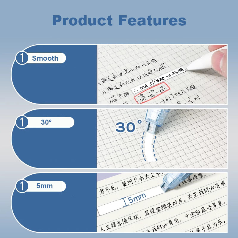 Press Correction Tape Set 5mm* - Correction Tape Roller avis et prix