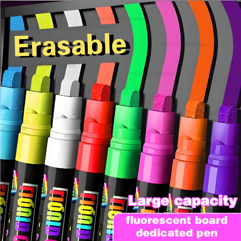8Color 8mm Liquid Chalk Erasab - Correction Fluid White avis et prix