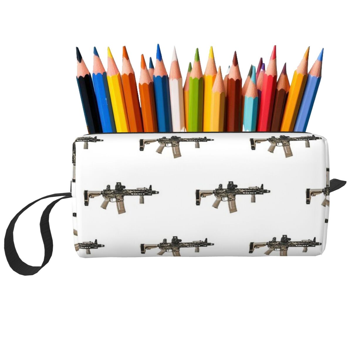 AR-15 Tan Camo Gun White Penci - Tan Stationery & Office Supply avis et prix