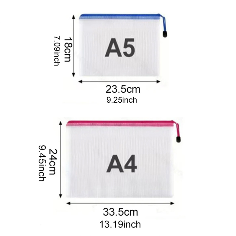 Mesh Zipper Pouch Document Bag - Portfolio Folder Zip avis et prix