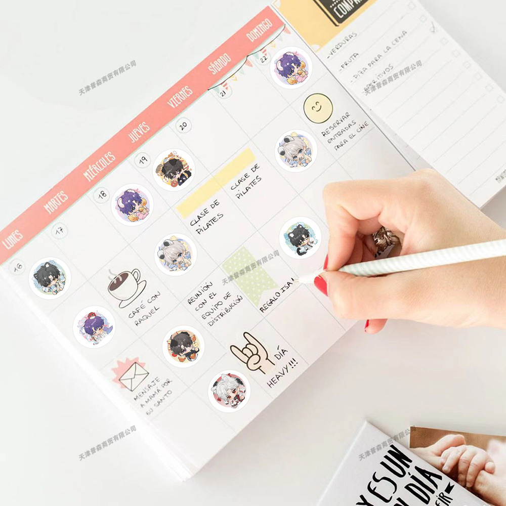 500Pcs Roll Kawaii Cartoon Sti - Memo Pad Sticky avis et prix