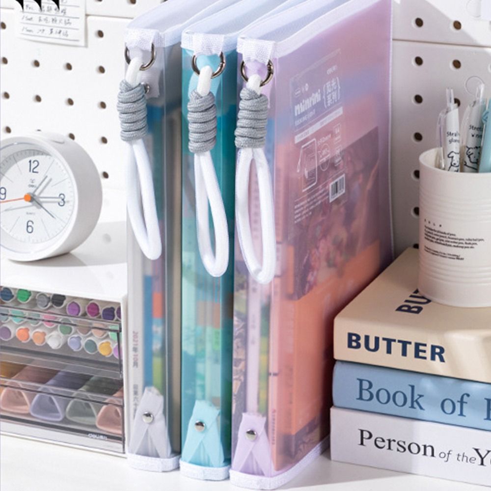 Portable Transparent A4 Zipper - Is Stationery Office Supply avis et prix
