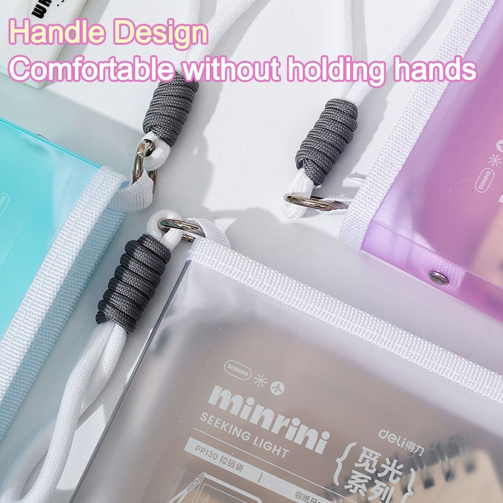 Portable Transparent A4 Zipper - Is Stationery Office Supply avis et prix