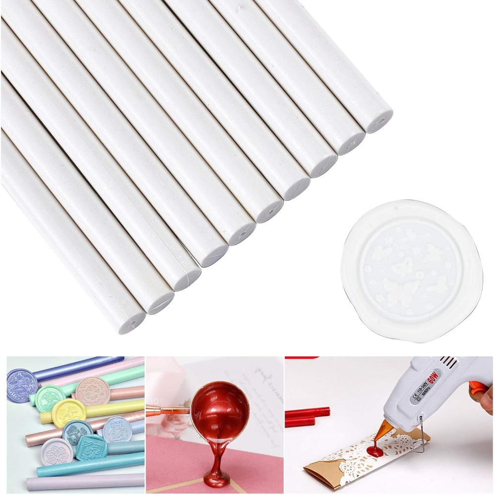 20 Pieces Glue Sealing Wax Sti - Wax Seal Stamp Kit avis et prix