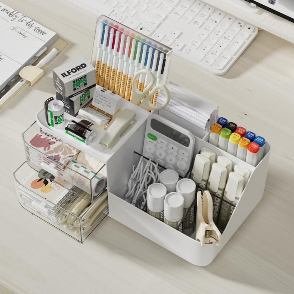 1Pcs Desktop Cosmetics Organiz - Ideal Stationery & Office Supply avis et prix