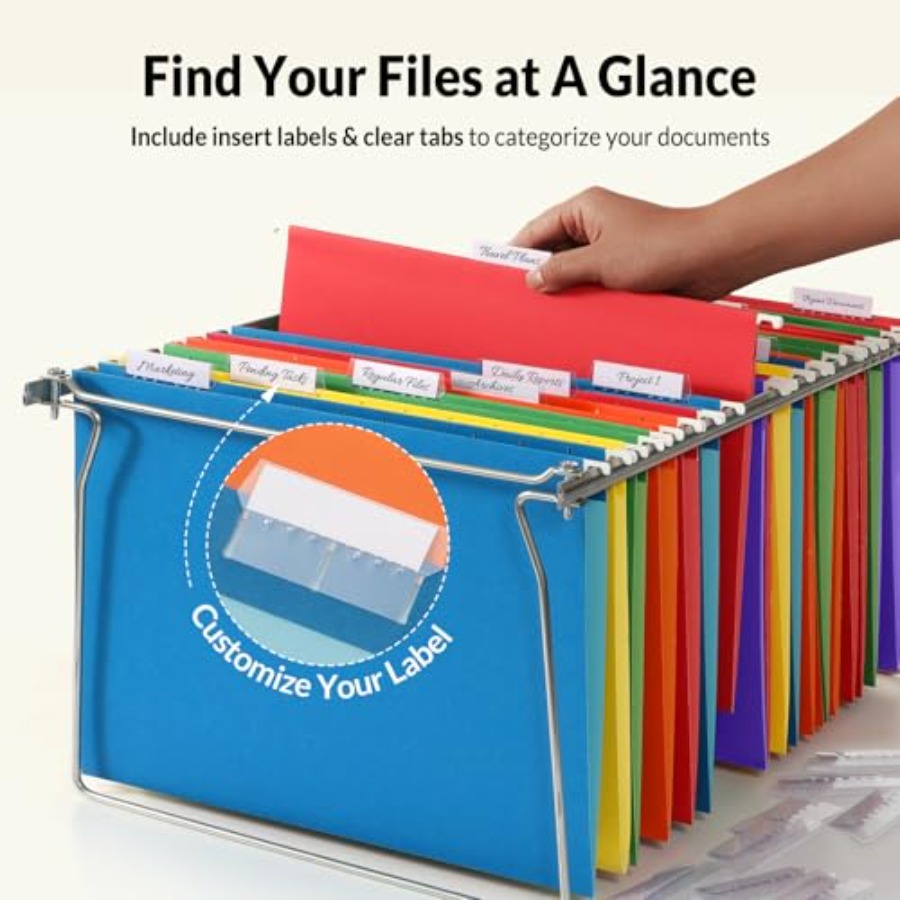 Hanging File Folders, 6 Pack L - File Folder Hanging avis et prix