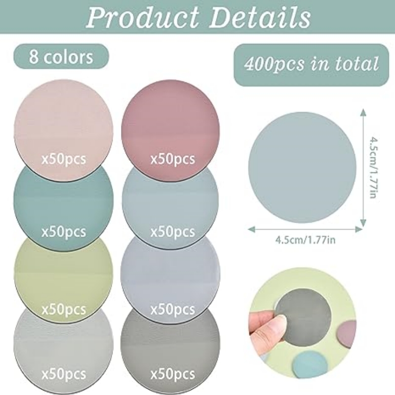 400pcs Morandi Sticky Notes, C - Index Tab Divider avis et prix