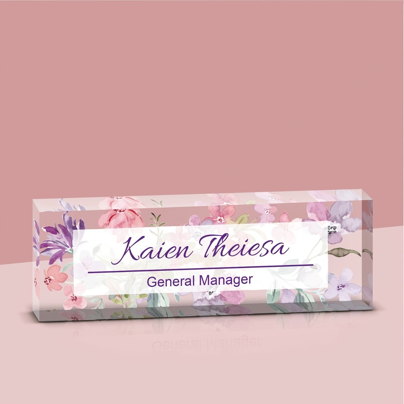 Custom Acrylic Desk Name Plate - Desk Name Plate avis et prix