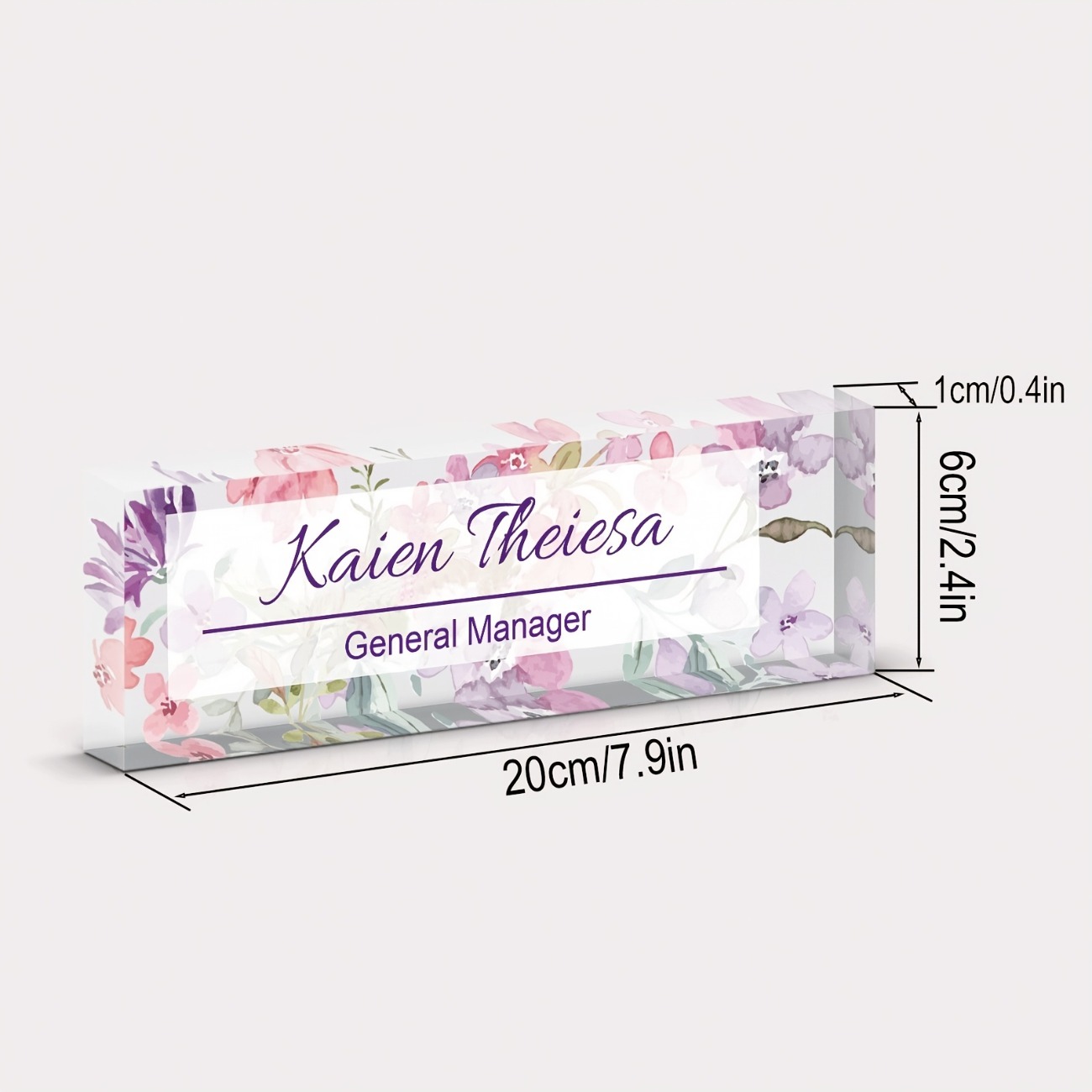 Custom Acrylic Desk Name Plate - Desk Name Plate avis et prix