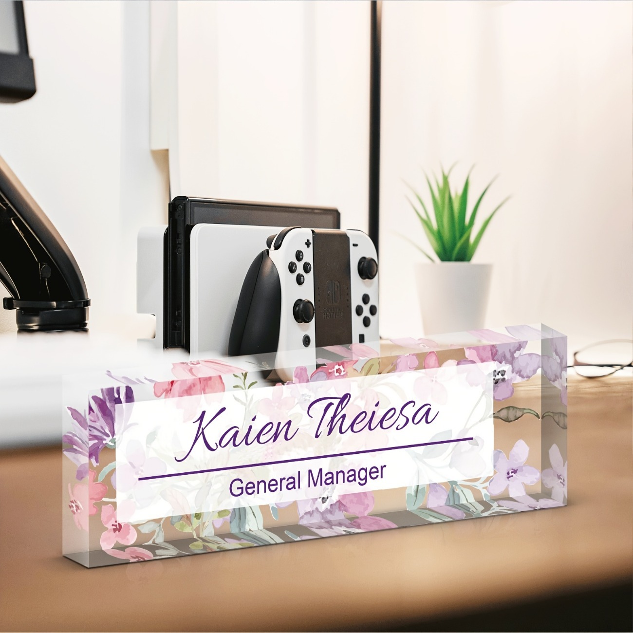 Custom Acrylic Desk Name Plate - Desk Name Plate avis et prix