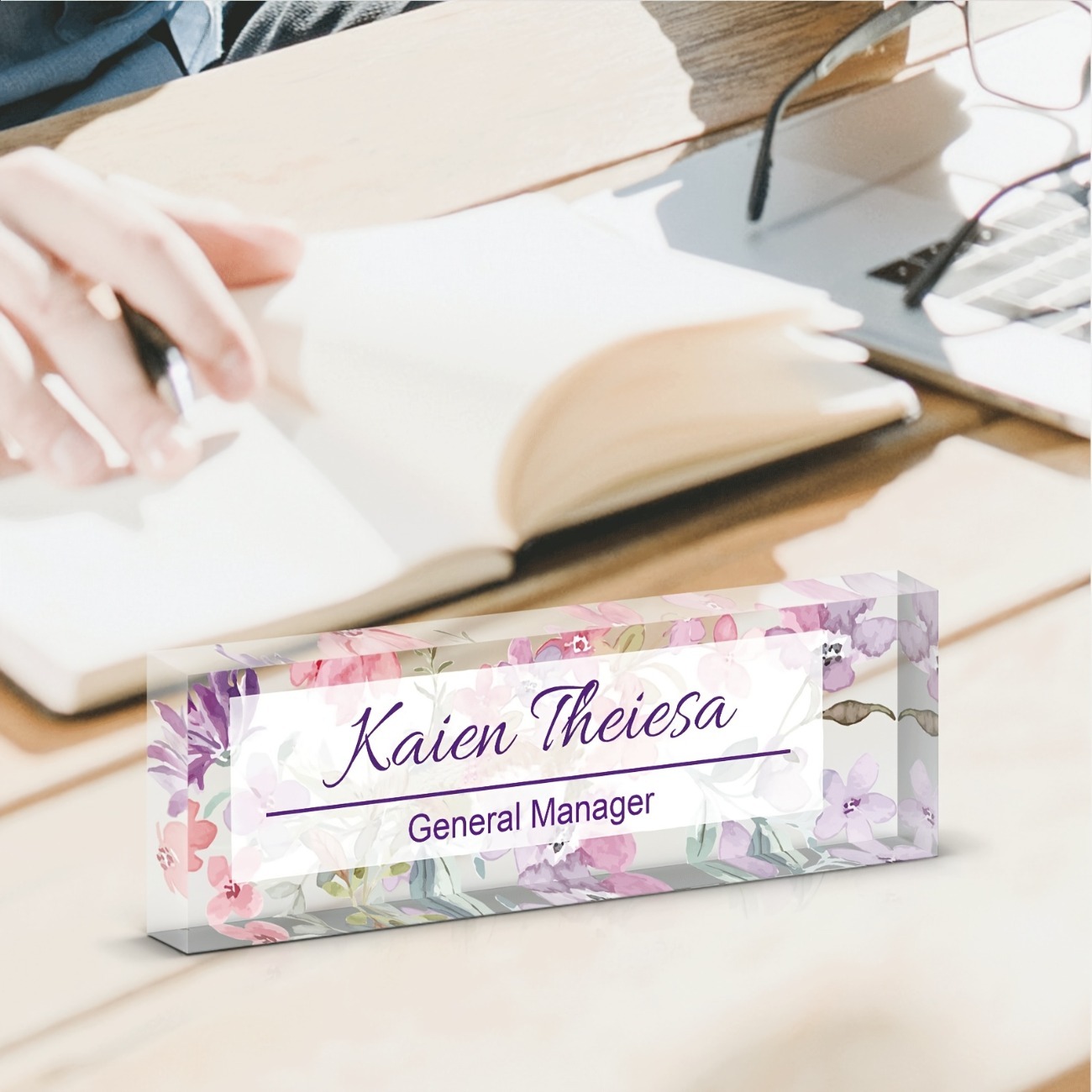 Custom Acrylic Desk Name Plate - Desk Name Plate avis et prix