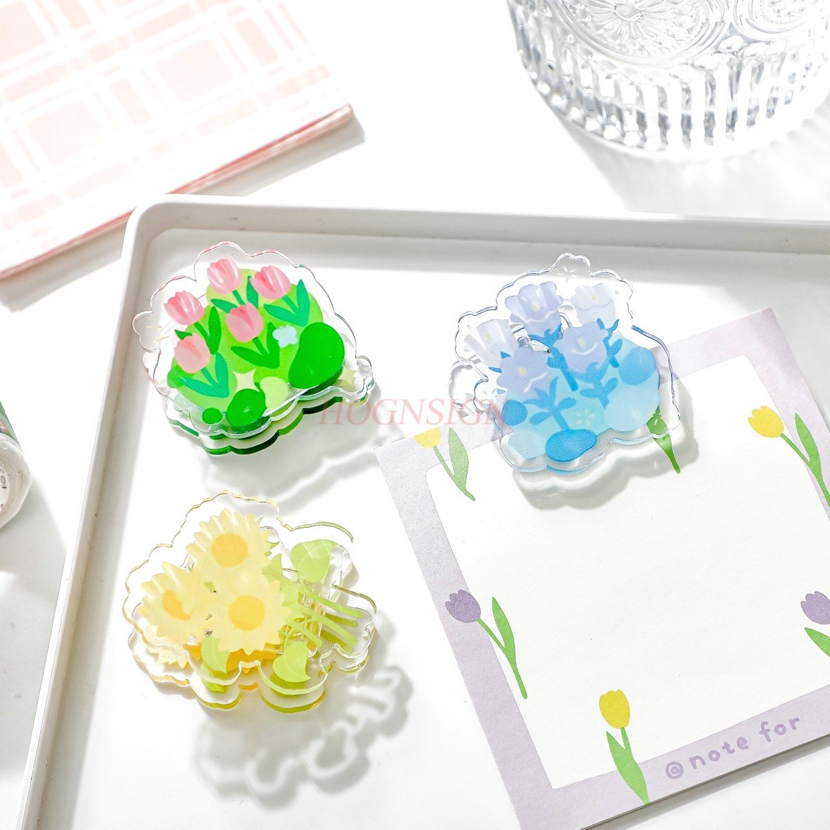 1pcs Afternoon Garden Acrylic  - Is Stationery Office Supply avis et prix