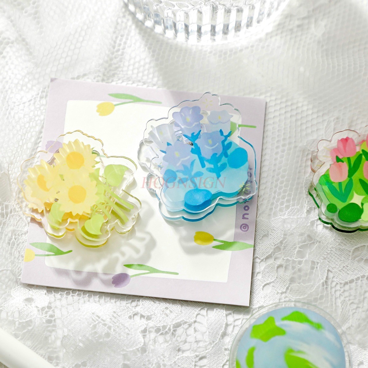 1pcs Afternoon Garden Acrylic  - Is Stationery Office Supply avis et prix
