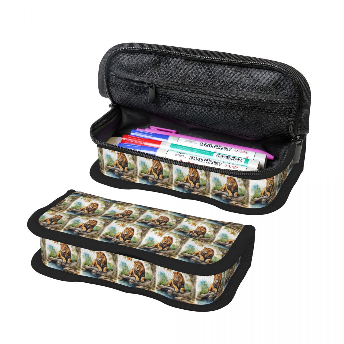 A Lion In A Forest Pencil Case - Lion Stationery & Office Supply(Kunshan)Co.Ltd avis et prix