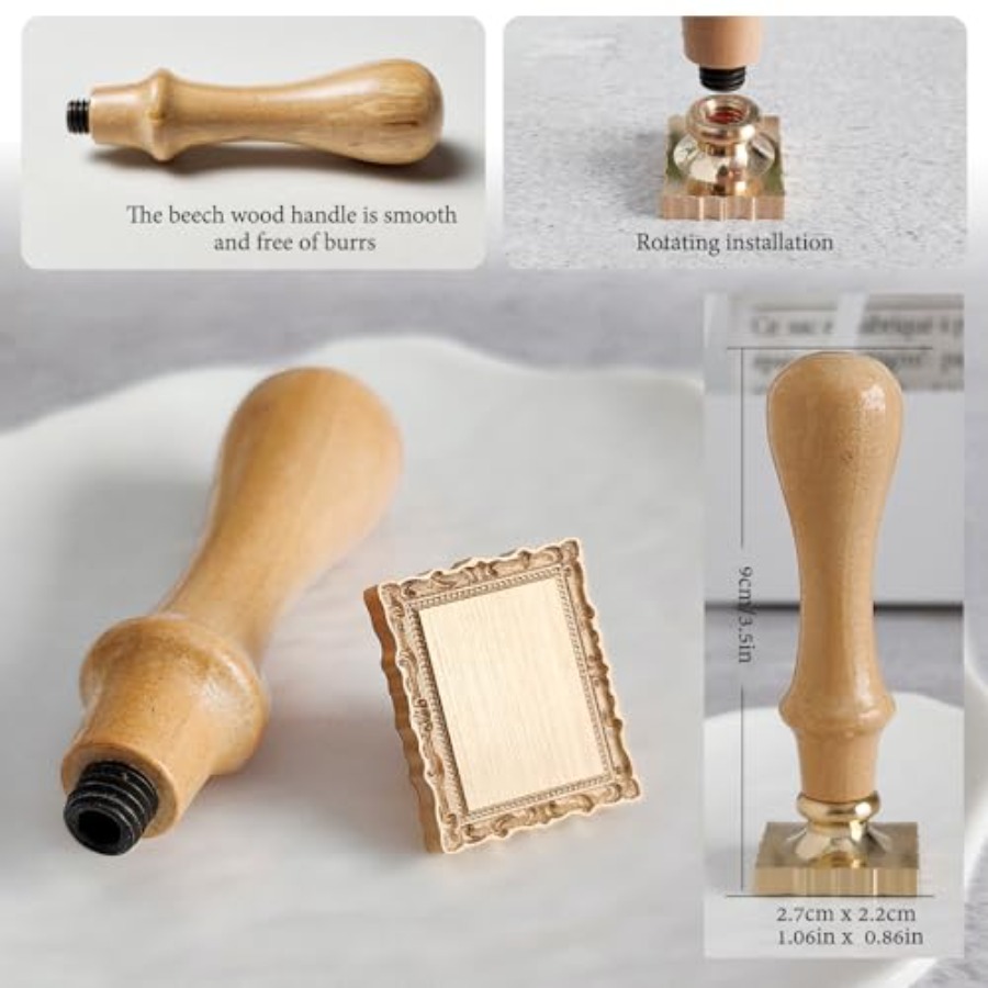 Frame Wax Seal Stamp, 3D Embos - Wax Seal Stamp Kit avis et prix