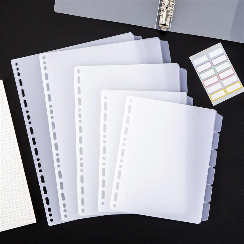 A4 A5 B5 Binder Dividers Gener - Index Tab Divider avis et prix