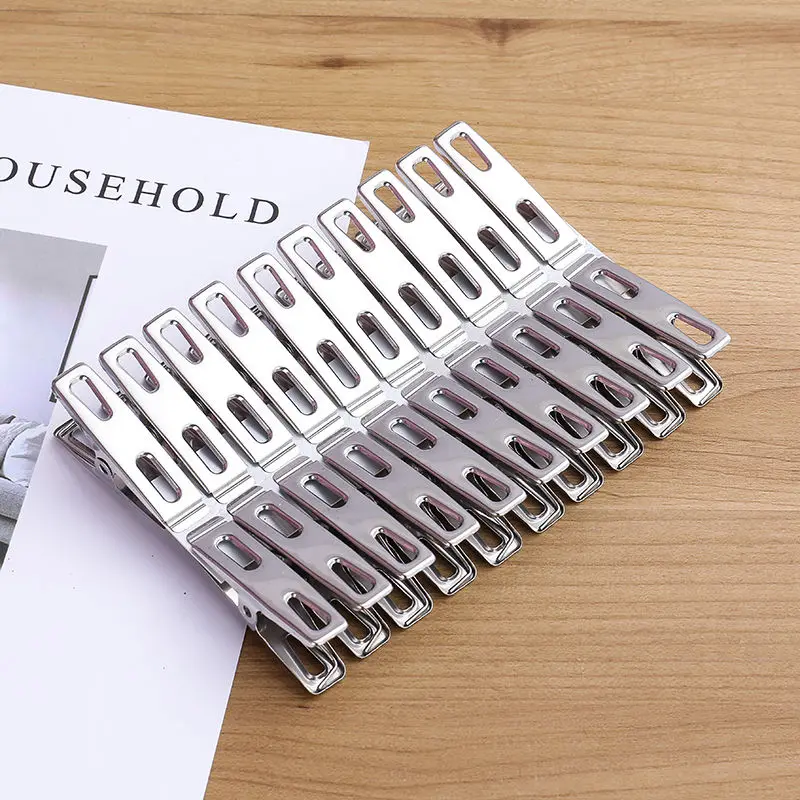 20pcs Stainless Steel Flat Mou - Binder Clip Assorted avis et prix