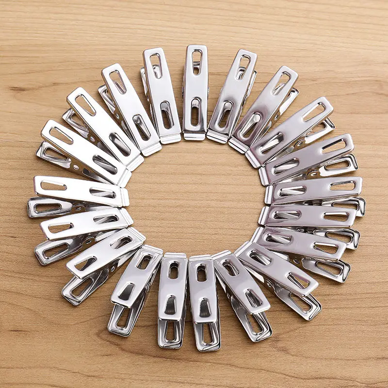 20pcs Stainless Steel Flat Mou - Binder Clip Assorted avis et prix