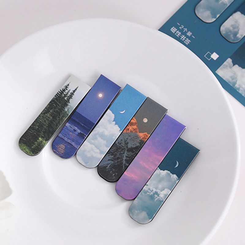 2Pcs/Set Bookmarks Beautiful N - Paperclip Magnetic Set avis et prix