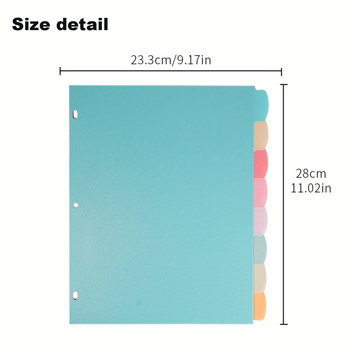 8 Tab Binder Dividers for 3 Ri - Index Tab Divider avis et prix