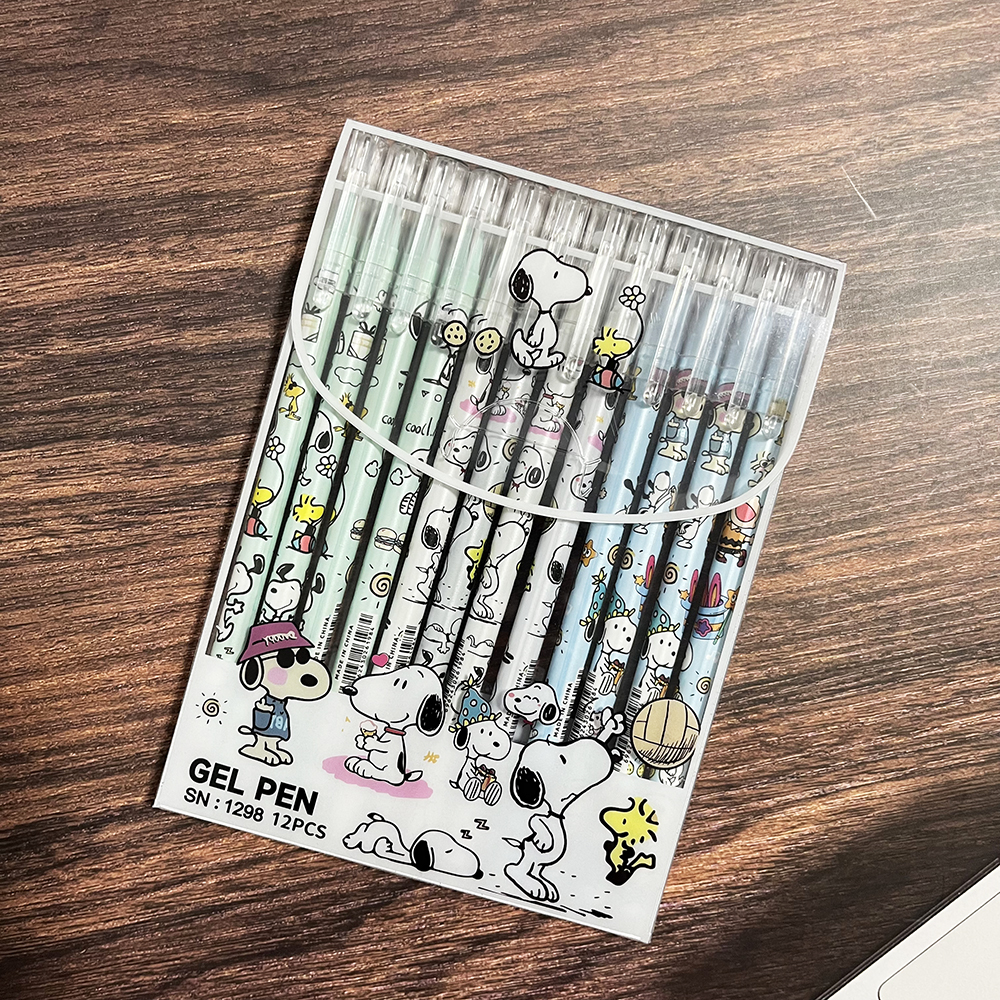 12pcs Snoopy Premium Erasable  - Stationery Office avis et prix
