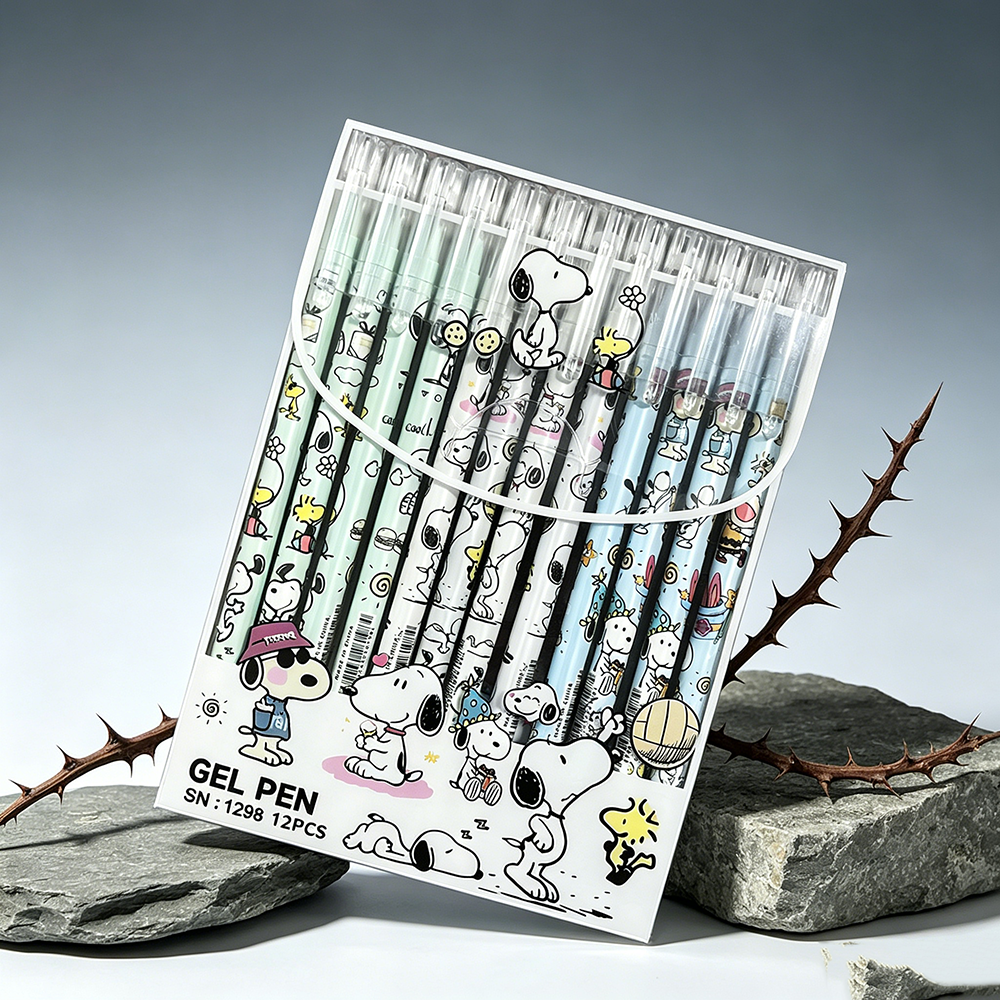 12pcs Snoopy Premium Erasable  - Stationery Office avis et prix