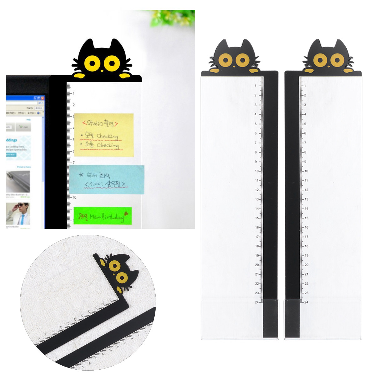 2Pcs Computer Monitor Side Pan - Memo Pad Sticky avis et prix