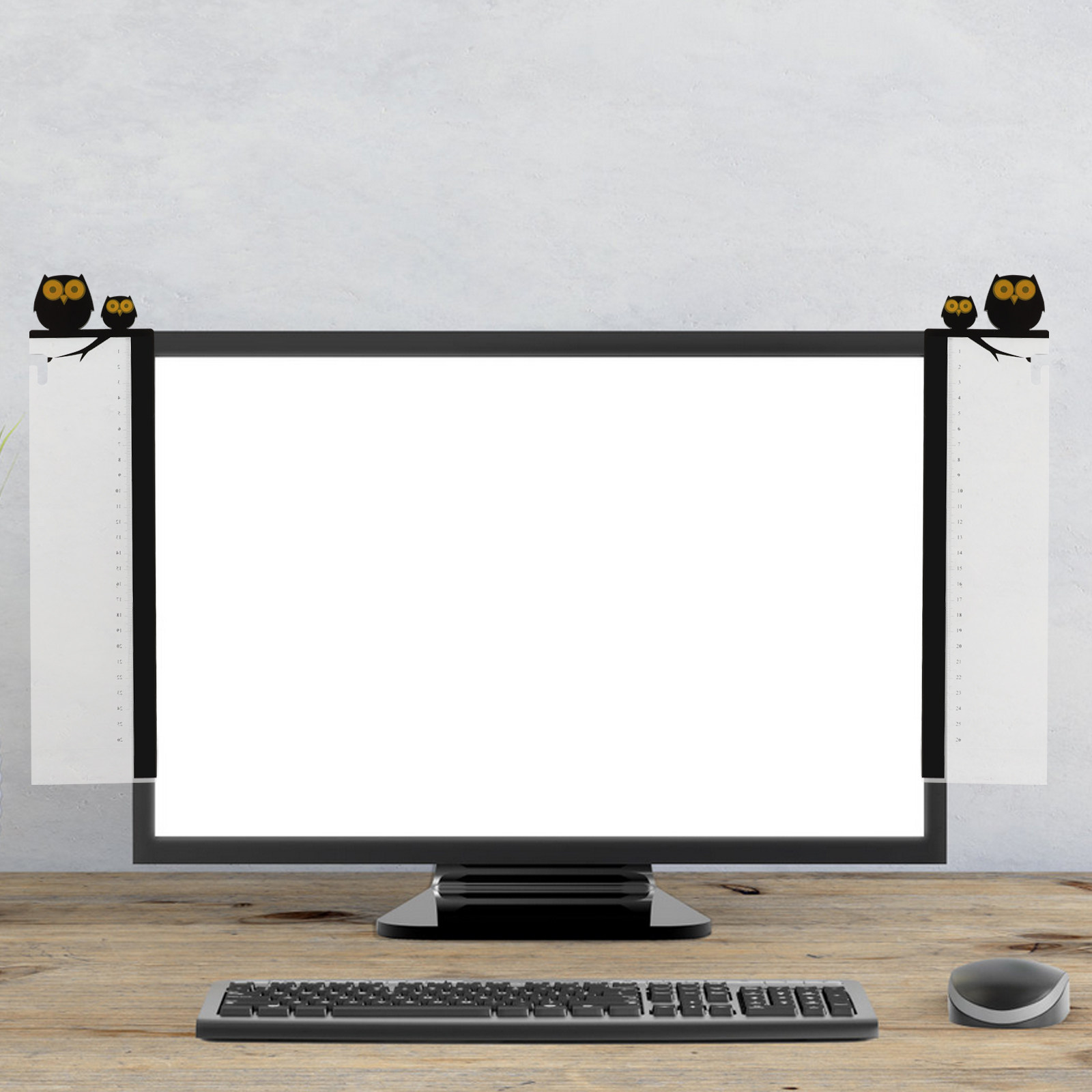 2Pcs Computer Monitor Side Pan - Memo Pad Sticky avis et prix